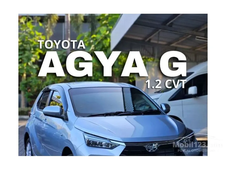 Jual Mobil Toyota Agya 2024 G 1.2 di Jawa Barat Automatic Hatchback Silver Rp 178.400.000
