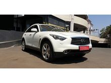Nissan Infinity FX37 S AWD V6 Fullspec AT 2013 White On Black - Service Record - Sangat Terawat - MURAH