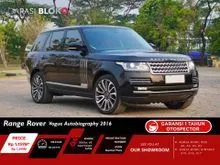 2016 Land Rover Range Rover 3.0 Autobiography SUV Black on Brown AT Odo 30 Rb (ANTIK) TDP MINIM