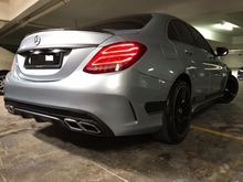 2016 Mercedes-Benz 2.0 W205 Fully convert C63 S AMG Tiptop Low Mileage EDITION 1 style Only one in MARKET AMG steering BMW 320i 328i audi A4 A5
