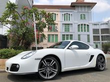 2011 Porsche Cayman 2.9 987 Coupe PDK Nik2011 White On Red Km10rb Full Spek Crono Exhaust ATPM Record TDP.225JT