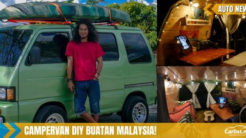 Projek PKP – Anak Muda DIY Van Pasar Malam Jadi Mini Campervan