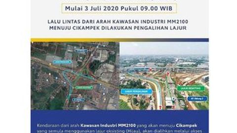 Tol Jakarta-Cikampek Dialihkan Demi Pembangunan Jalan Baru