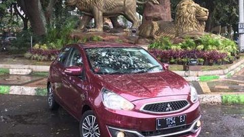 Promo Asyik Mitsubishi Mirage di GIIAS Surabaya