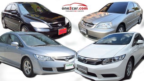 เช็คราคา Honda Civic มือสองก่อนรุ่นใหม่เปิดตัว