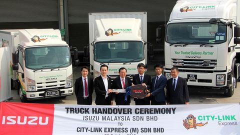 Isuzu Malaysia Delivers 141 Vehicles To City-Link Express, Including Five Giga Prime Movers