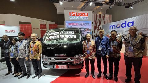 Isuzu Traga Hadirkan Fitur AC di GIICOMVEC 2026, Dingin Kabinnya, Lancar Bisnisnya!