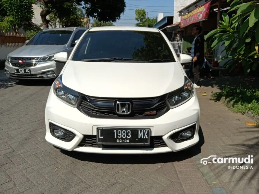 Jual Mobil Honda Brio 2021 RS 1.2 di Jawa Timur Manual Hatchback Putih Rp 179.000.000