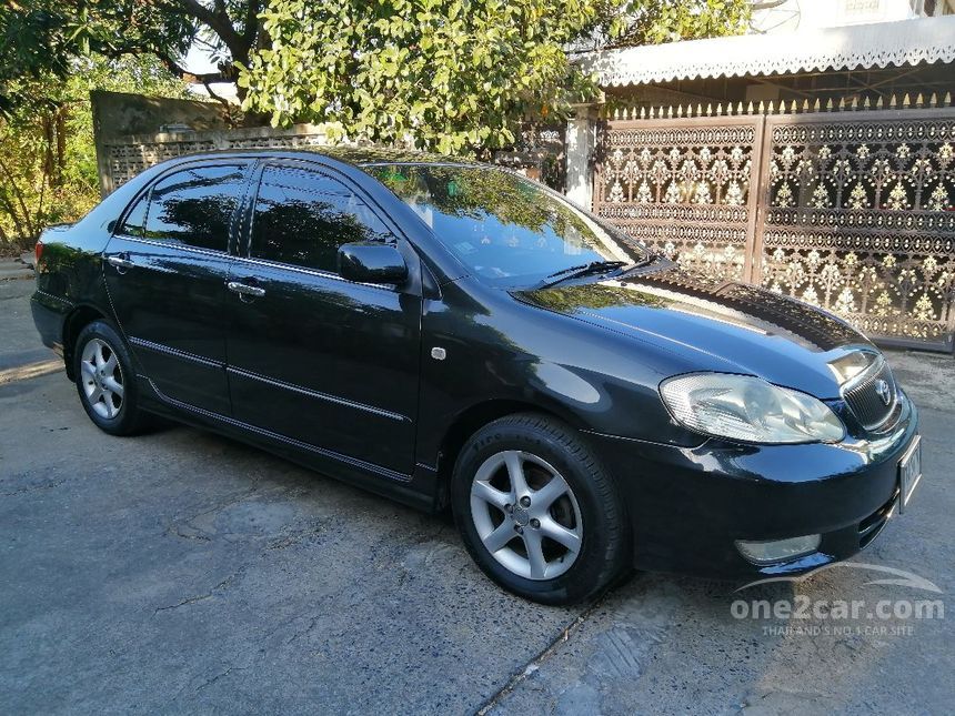 Toyota Corolla Altis 2002 G 1.8 in กรุงเทพและปริมณฑล Automatic Sedan สีดำ for 100,000 Baht