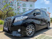 2015 Toyota Alphard 2.5 G Van Wagon New Model Black On Beige Mewah Pilot Seat Km40rb Record #AUTOHIGH #BEST OFFER