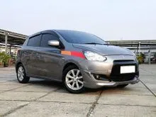 2015 Mitsubishi Mirage 1.2 GLS Sport Hatchback , LOW KM 50 RB , MITSUBISHI MIRAGE GLS SPORT AT 2015 ABU , SERVICE RECORD , TERAWAT DAN SIAP PAKAI