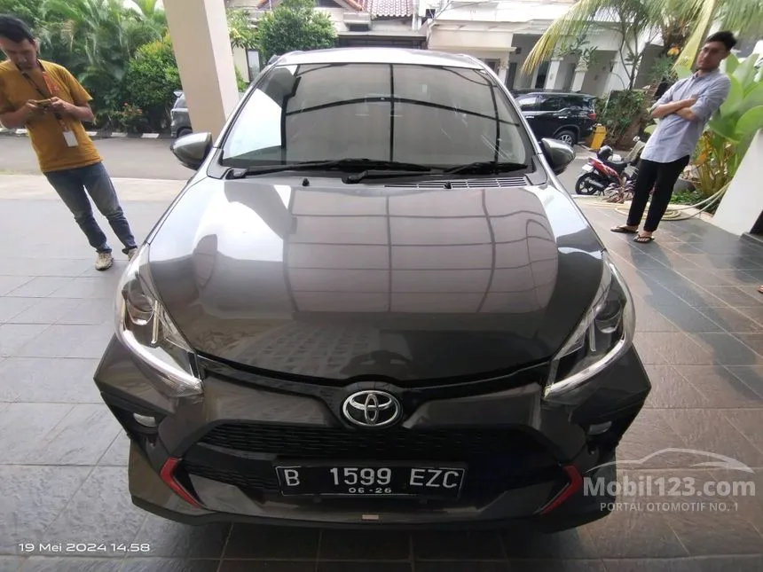 Jual Mobil Toyota Agya 2021 TRD 1.2 di Jawa Barat Automatic Hatchback Abu
