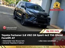 2024 Toyota Fortuner 2.8 GR Sport TSS SUV Diesel Facelift AT Hitam Metalik NIK 2024 [ LOW KM 10RB ]