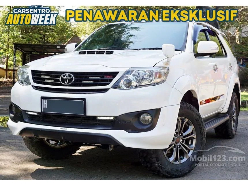 Jual Mobil Toyota Fortuner 2014 G TRD 2.5 di Jawa Tengah Automatic SUV Putih Rp 290.000.000
