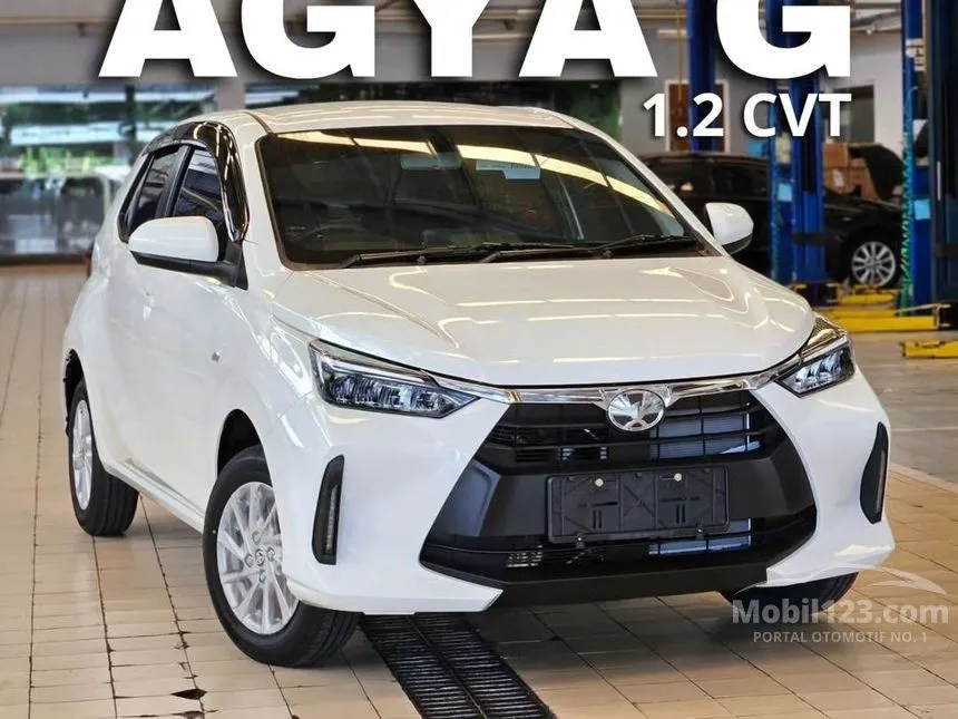 Jual Mobil Toyota Agya 2024 G 1.2 di Jawa Timur Automatic Hatchback Putih Rp 158.400.000