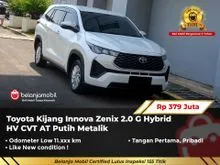 2024 Toyota Kijang Innova Zenix 2.0 G HV (Premium Color) MPV Hybrid HV CVT AT Putih 2024/2025 [ KM LOW ]