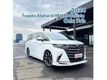 2024 Toyota Alphard 2.5 HEV Modelista MPV Modellista Hybrid White on Black Putih