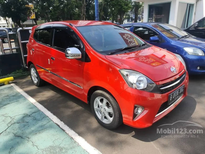 Jual Mobil Toyota Agya 2016 G 1.0 di Jawa Barat Automatic Hatchback Merah Rp 90.000.000