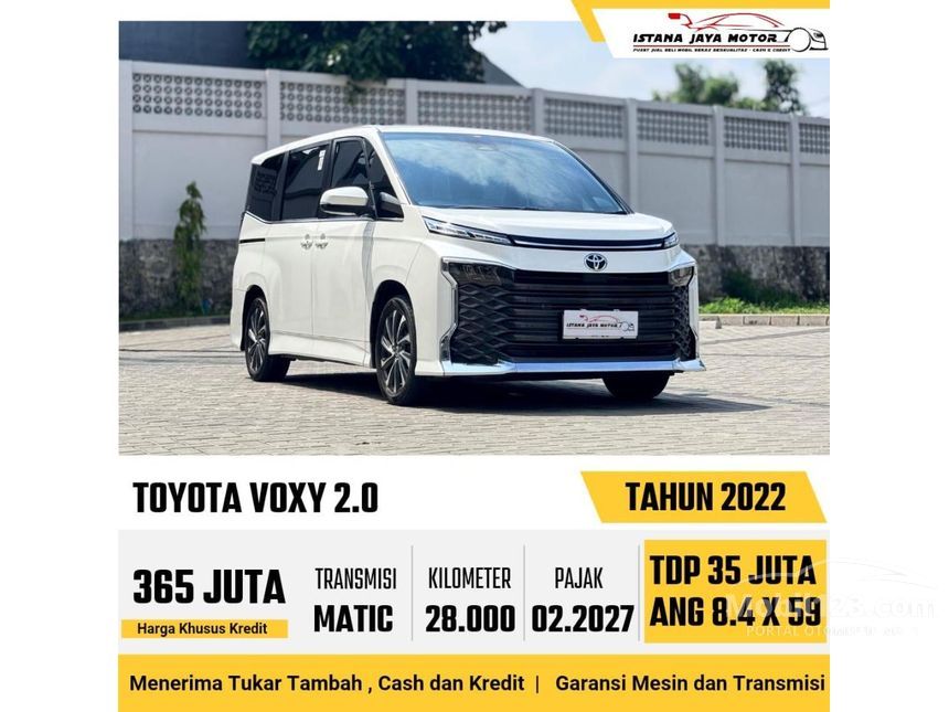 Jual Mobil Toyota Voxy 2022 (Premium Color) 2.0 di DKI Jakarta ...
