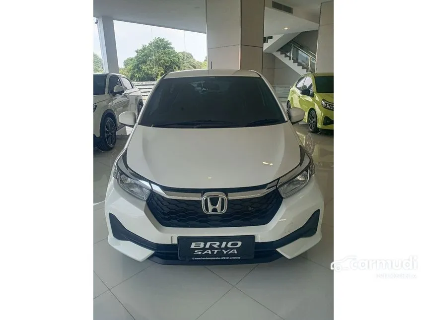 Jual Mobil Honda Brio 2024 E Satya 1.2 di DKI Jakarta Manual Hatchback Putih Rp 185.300.000
