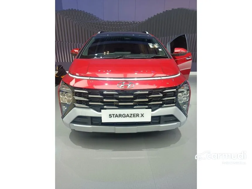Jual Mobil Hyundai Stargazer X 2024 Prime 1.5 di Banten Automatic Wagon Merah Rp 320.000.000