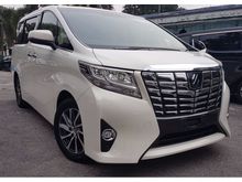2015 Toyota Alphard 2.5 G Spec Radar Safety Power Boot Memory Seat Unregister for sale.