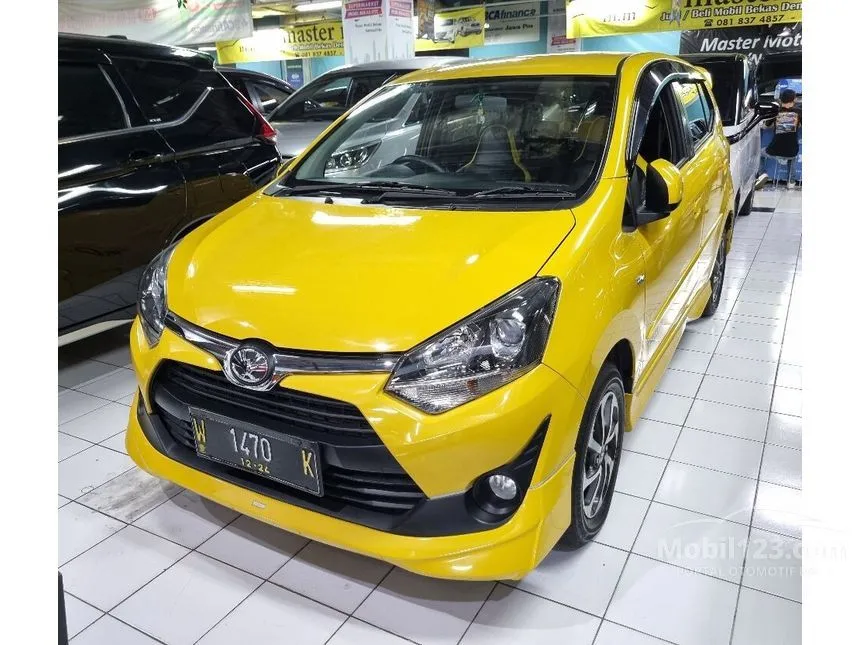 Jual Mobil Toyota Agya 2019 TRD 1.2 di Jawa Timur Manual Hatchback Kuning Rp 132.500.000