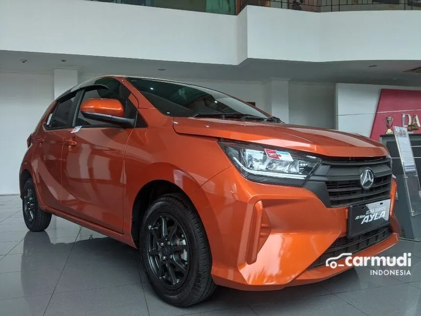 Jual Mobil Daihatsu Ayla 2023 R 1.2 di Jawa Barat Automatic Hatchback Orange Rp 180.000.000