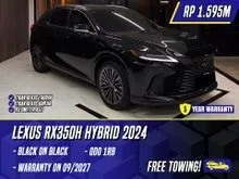 2024 Lexus RX 350h 2.5 Luxury SUV Hybrid RX350h RX350 h 350 Black Hitam