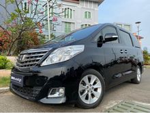 2014 Toyota Alphard 2.4 G G MPV Nik2014 Black On Beige Pilot Seat Km50rb Record Astra #AUTOHIGH #BEST DEAL