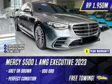 2023 Mercedes-Benz S500 L 3.0 Sedan AMG Executive Grey on Brown Abu-abu Abu Mercy S500L S 500L 500