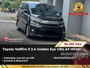 2014 Toyota Vellfire 2.4 Z MPV