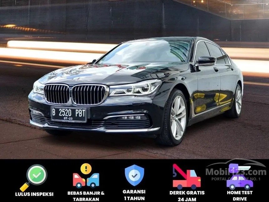 Jual Mobil BMW 730Li 2018 2.0 di Banten Automatic Sedan Hitam Rp 950.000.000