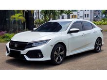 2018 Honda Civic 1.5 E Hatchback Turbo CVT AT White On Black, KM 30RIBUAN ASLI, SERVICE RECORD, MULUS SEPERTI BARU, NO PR LANGSUNG ANGKUT