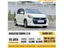 2017 Daihatsu Sirion 1.3 D Hatchback Matic Putih Low KM Antik Banget Harga Termurah
