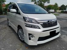 TURE YEAR MAKE 2012/2015 #Toyota Vellfire 3.5 V L Edition # PILOT SEAT # LEATHER # HOME THEATER # 360 CAMERA