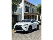 2017 Lexus RX 200t 2.0 F Sport SUV White on Red Odo 78 Rb (TERMURAH)