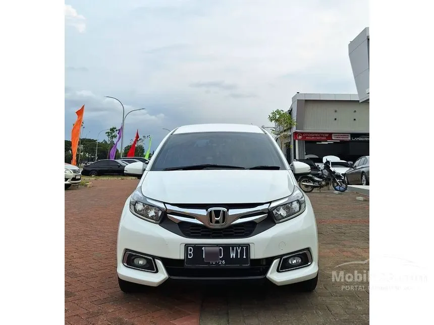 Jual Mobil Honda Mobilio 2018 E Prestige 1.5 di Banten Automatic MPV Putih Rp 165.000.000