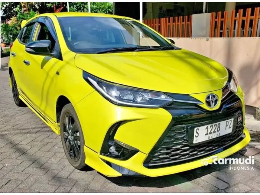 Jual Mobil Toyota Yaris 2023 S GR Sport 1.5 di Jawa Timur Automatic Hatchback Kuning Rp 275.000.000