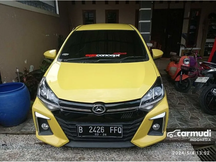 Jual Mobil Daihatsu Ayla 2021 R 1.2 di Jawa Barat Automatic Hatchback Kuning Rp 130.000.000