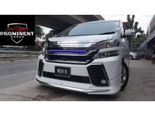 Toyota Vellfire 3.5 MODELLISTA SPEC,1 YEAR WARRANTY 2012,NEW FACELIFT MODEL,PILOT SEATS,2 POWER DOORS,SUN MOON ROOF,POWER BOOT,DVD PLAYER,1 DATO OWNER