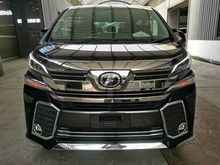 2016 Toyota Vellfire 2.5 ZG / SUNROOF / PRE-CRASH SAFETY SYSTEM / 4 YEAR WARRANTY