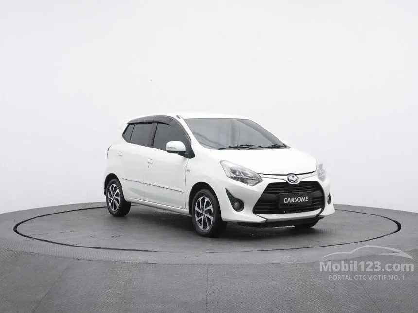 Jual Mobil Toyota Agya 2019 G 1.2 di Banten Manual Hatchback Putih Rp 106.000.000
