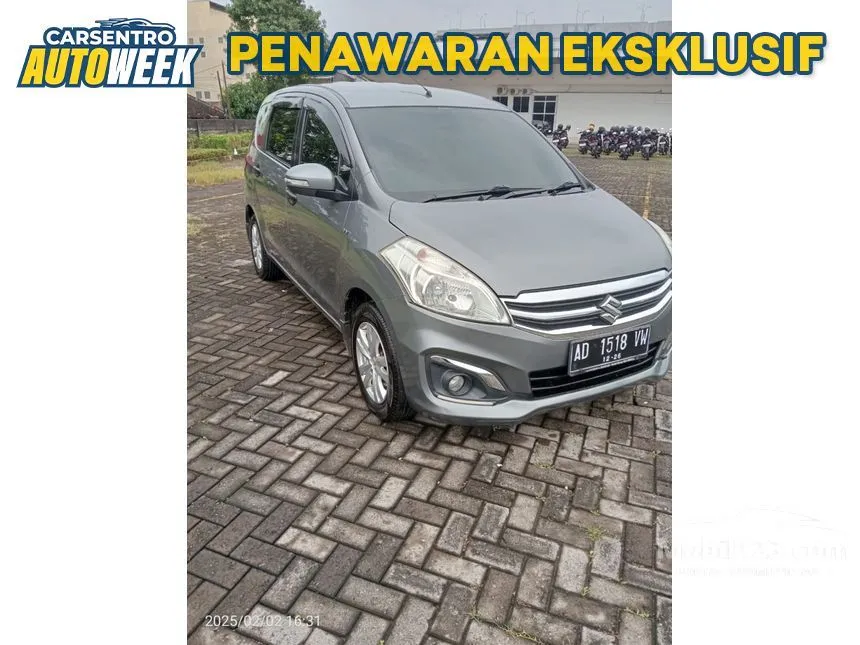 Jual Mobil Suzuki Ertiga 2017 GX 1.4 di Jawa Tengah Manual MPV Abu