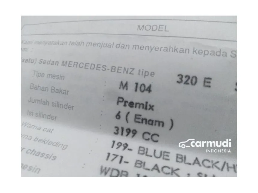 1993 Mercedes-Benz E320 W124 3.2 Manual Sedan
