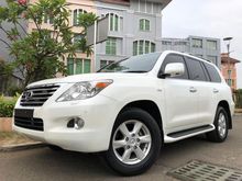 2011 Lexus LX570 5.7 Base Spec SUV Nik2011 White On Beige Km40rb Record TDP.325JT
