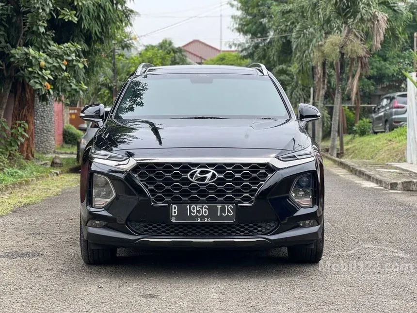 Jual Mobil Hyundai Santa Fe 2019 CRDi GRAND 2.2 di Banten Automatic SUV Hitam Rp 420.000.000