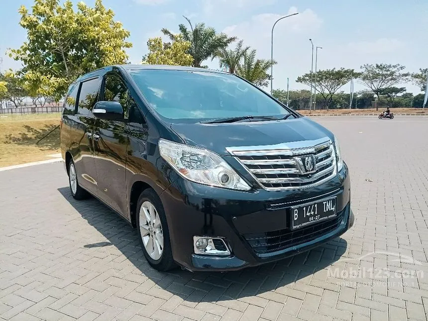 Jual Mobil Toyota Alphard 2014 G 2.4 di Banten Automatic MPV Hitam Rp 399.000.000