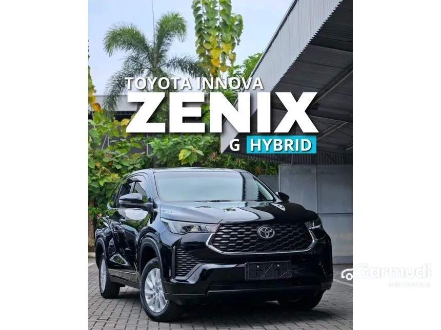 Jual Mobil Toyota Kijang Innova Zenix 2024 G HV 2.0 di Banten Automatic Wagon Hitam Rp 405.400.000