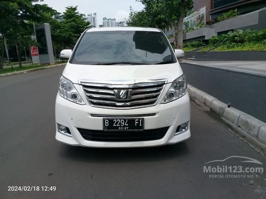Jual Mobil Toyota Alphard 2014 G 2.4 di DKI Jakarta Automatic MPV Putih Rp 399.000.000